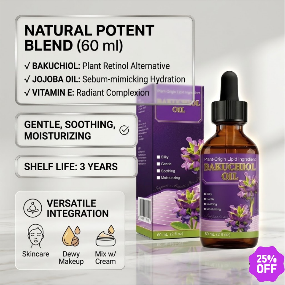 Bakuchiol Retinol Alternative - Aceite Facial de Bakuchiol, Alternativa Natural