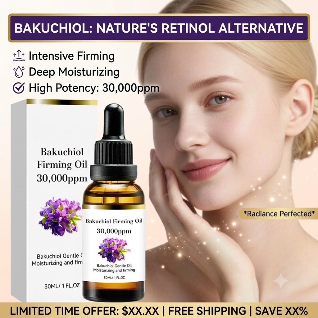 Bakuchiol Retinol Alternative - Aceite Facial de Bakuchiol de 30