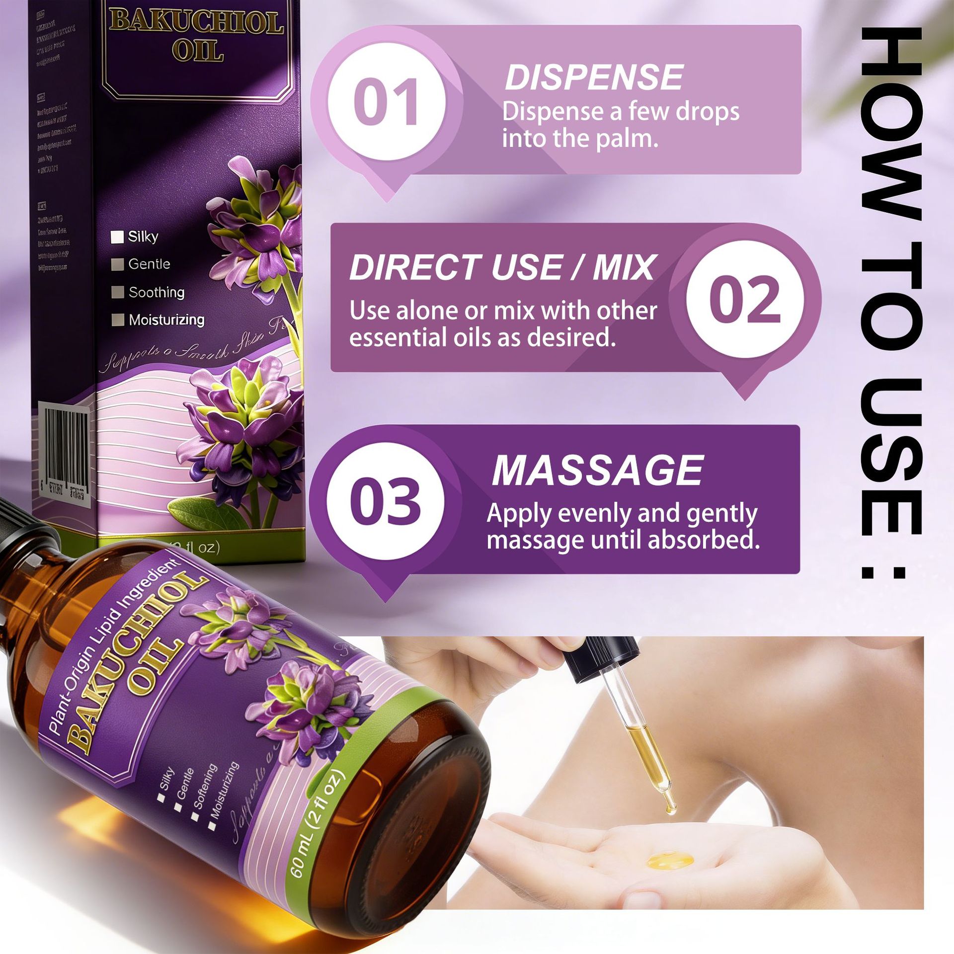 Aceite Facial Antienvejecimien - Bakuchiol Retinol Alternative reseña y precio