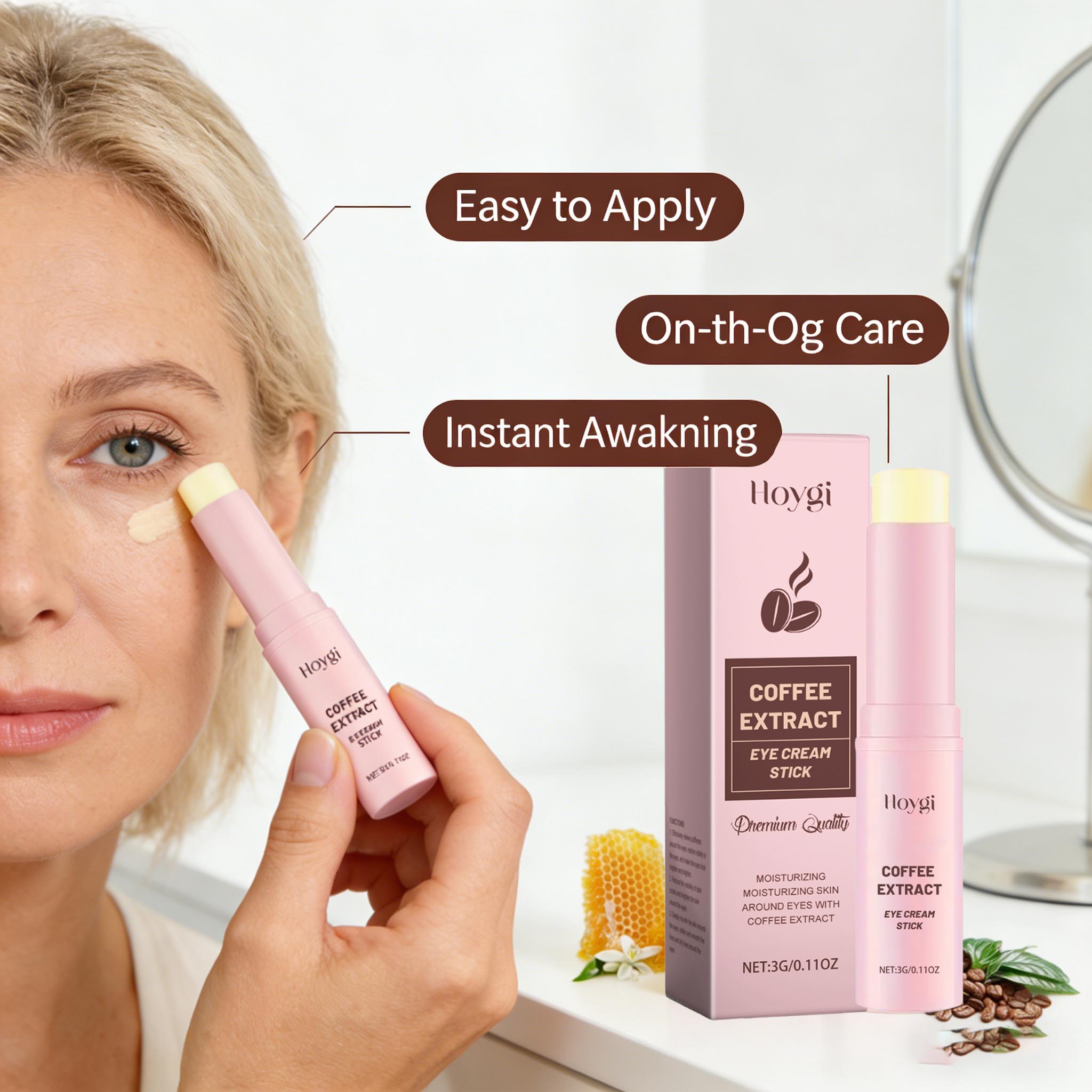 Bálsamo en Barra para Ojos con - Caffeine Eye Serum reseña y precio