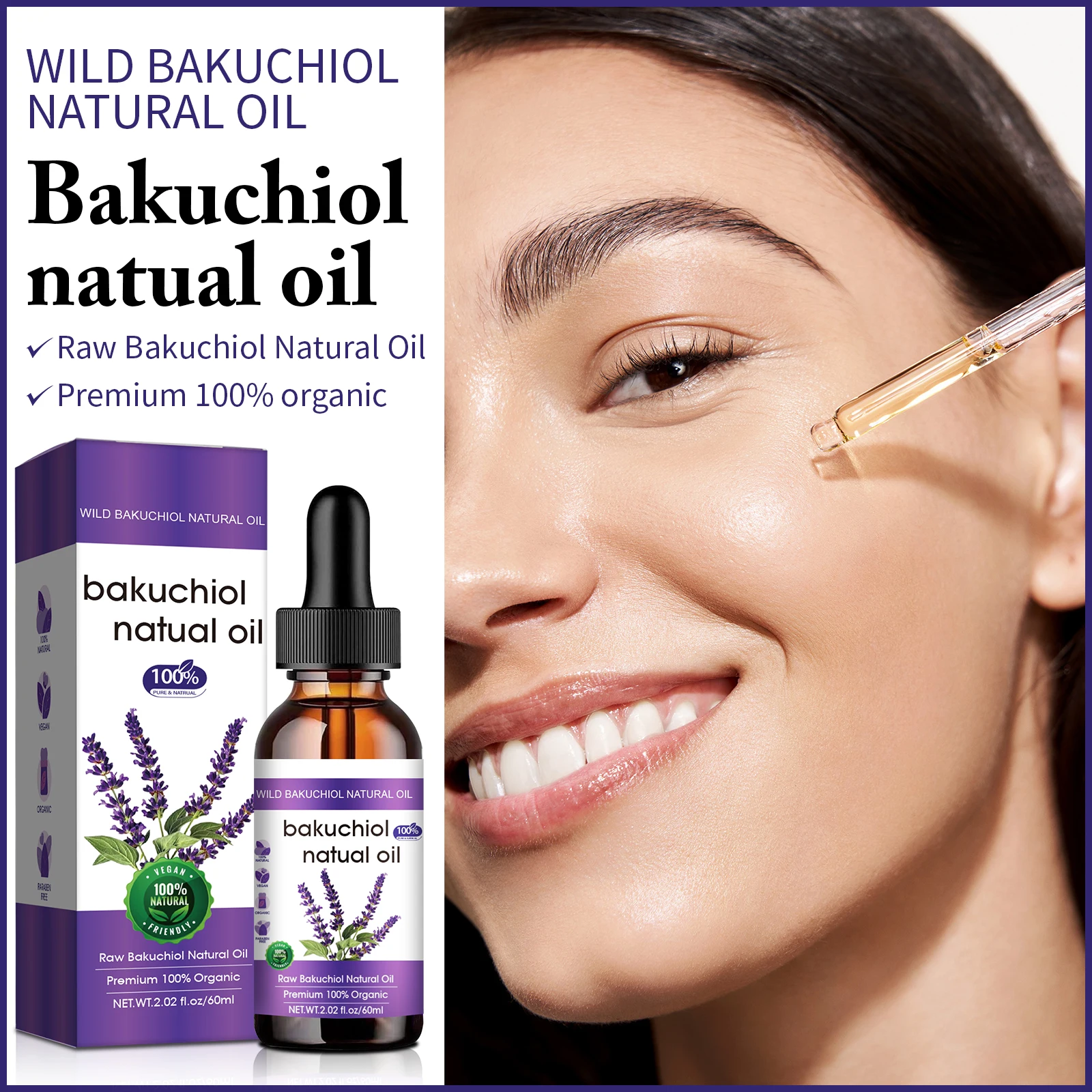 Aceite Facial Botánico Antienv - Bakuchiol Retinol Alternative reseña y precio