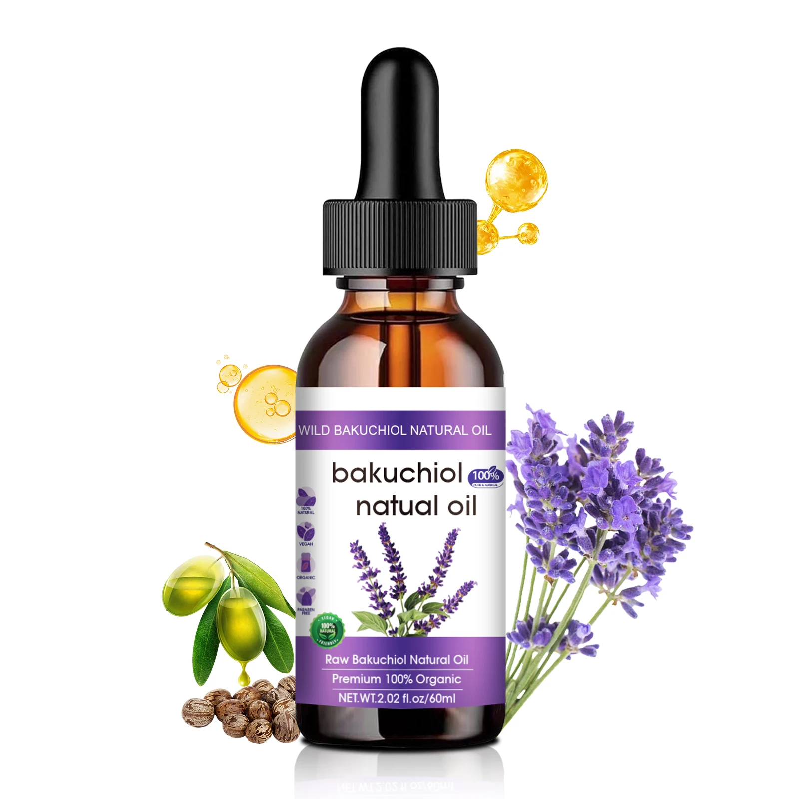 Aceite Facial Botánico Antienv - Bakuchiol Retinol Alternative reseña y precio