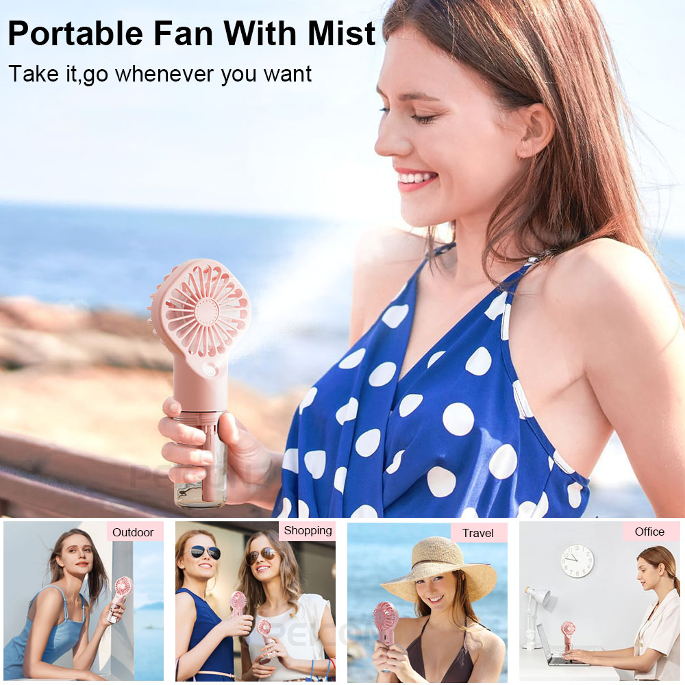Ventilador de Mano con 4 Ajust - Skincare Only You reseña y precio